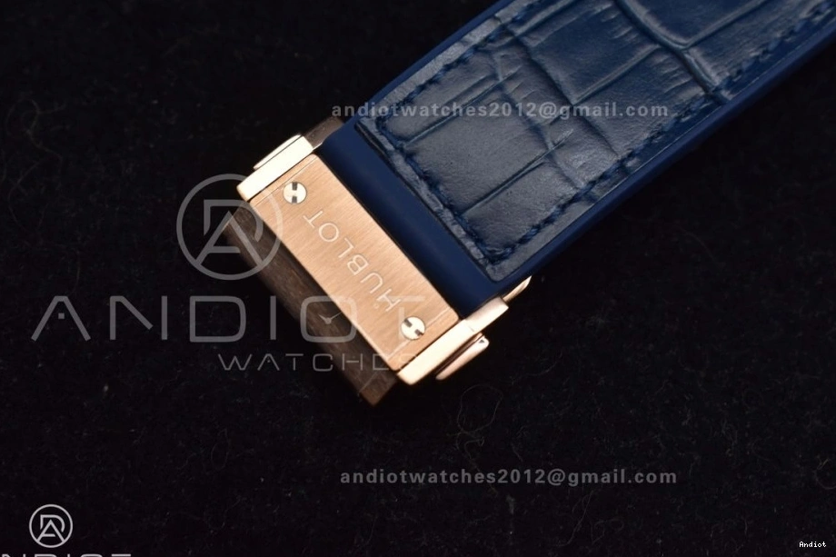 Diamond Classic Strap Best Fusion on Blue Dial Blue with Edition SS HBF Bezel Gummy 1:1 A2892 45mm 1203